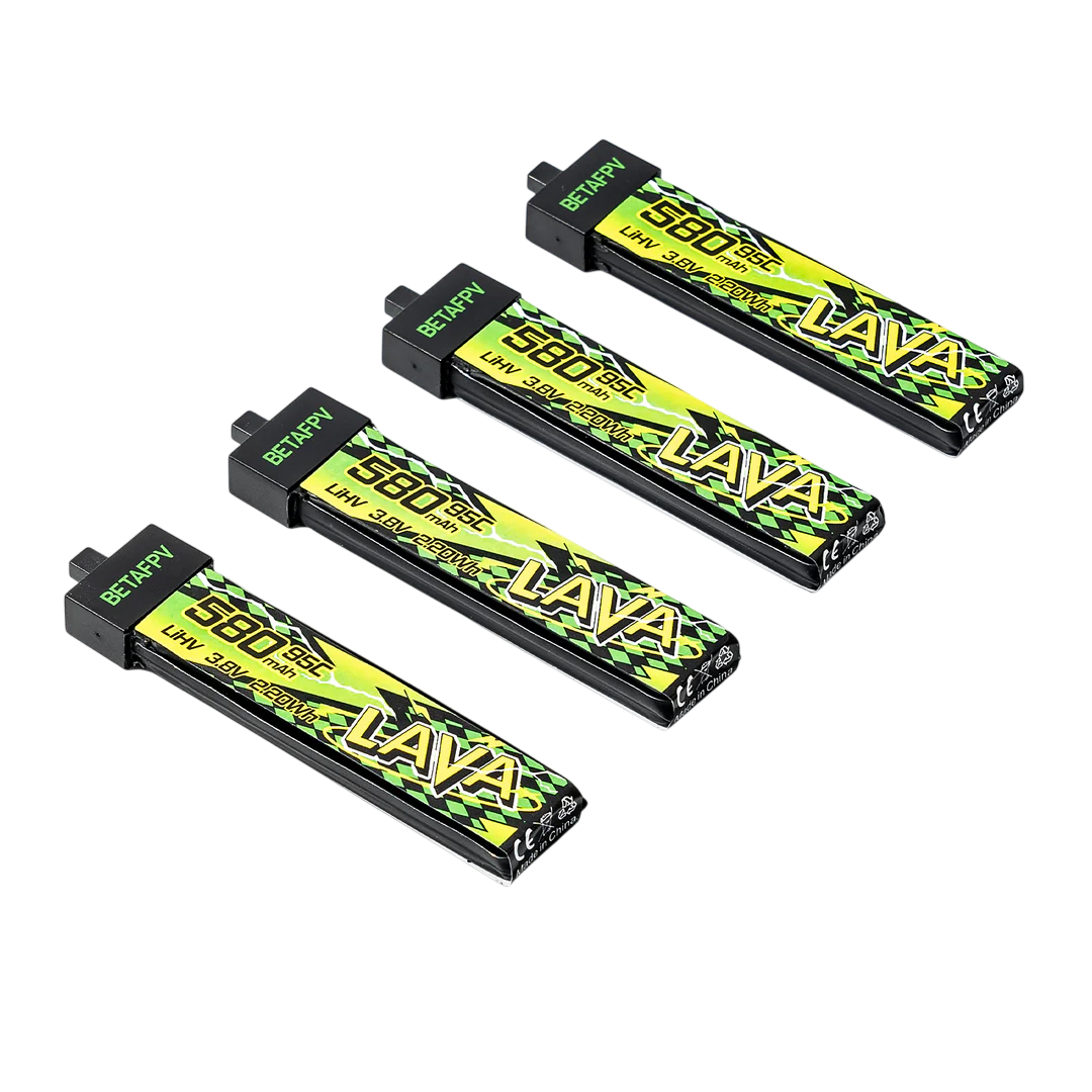 LAVA II 1S 320mAh 95C LiHV Baterijos (5 vnt.)
